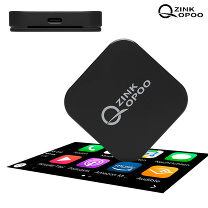 Wireless Car Play Adapter Qzinkopoo Wireless Carplay Adapter for iPhone 2023 Plug & Play Wireless CarPlay Dongle Fit for Cars from 2016 & iPhone iOS 10+