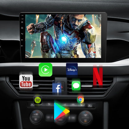 Magic Box Carplay Qzinkopoo Wireless Android auto Adapter Support Netflix/YouTube/Hulu/Disney,Ai Box Lite Wireless Carplay 2023 for OEM Wired CarPlay Car